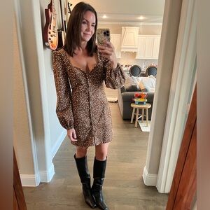Free People Fall Corduroy Mini Dress